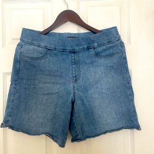 Tummy control Jean shorts